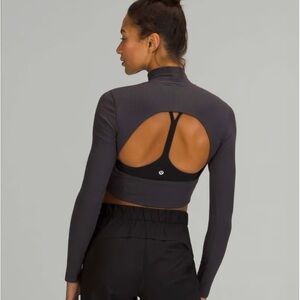 Lululemon LA Open Back Mock Neck Long Sleeve
